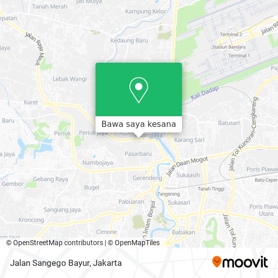 Peta Jalan Sangego Bayur