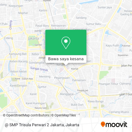 Peta @ SMP Trisula Perwari 2 Jakarta