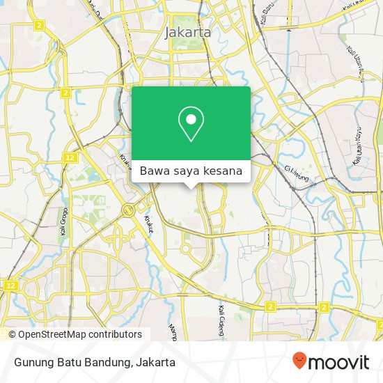 Peta Gunung Batu Bandung