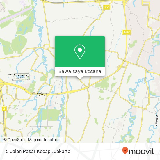 Peta 5 Jalan Pasar Kecapi