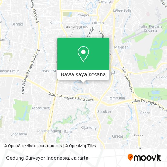 Peta Gedung Surveyor Indonesia