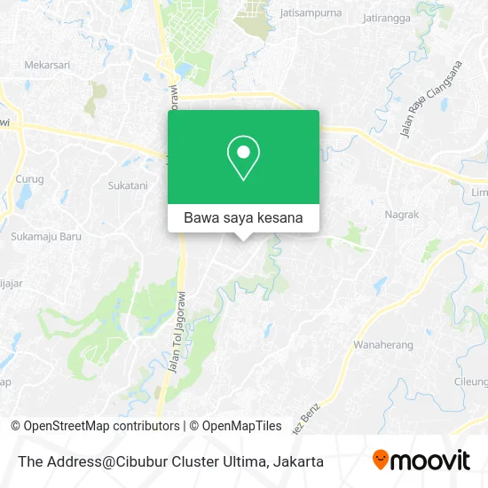 Peta The Address@Cibubur Cluster Ultima