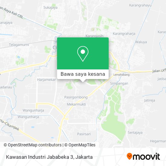 Peta Kawasan Industri Jababeka 3