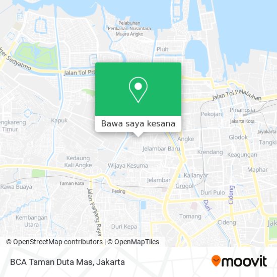 Peta BCA Taman Duta Mas