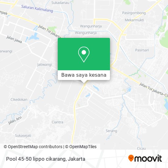 Peta Pool 45-50 lippo cikarang