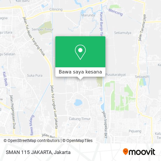 Peta SMAN 115 JAKARTA