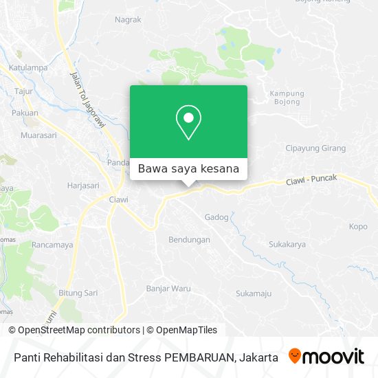 Peta Panti Rehabilitasi dan Stress PEMBARUAN