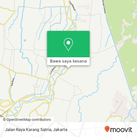 Peta Jalan Raya Karang Satria