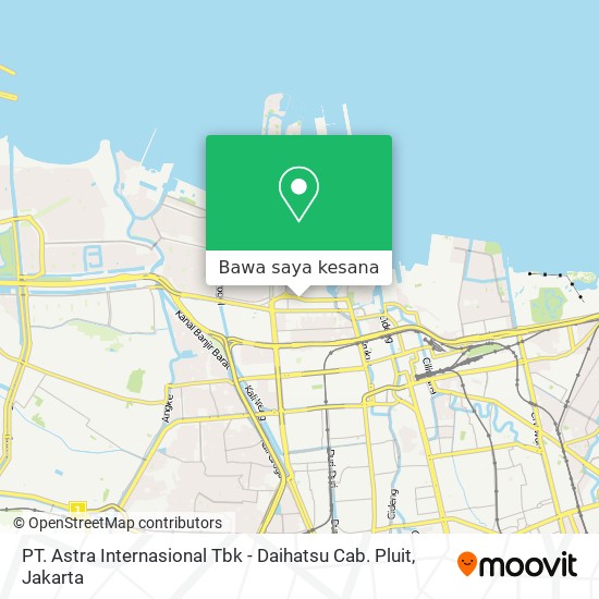Peta PT. Astra Internasional Tbk - Daihatsu Cab. Pluit