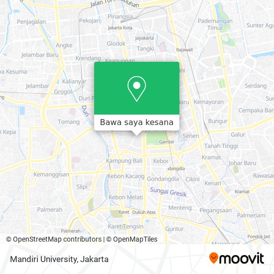 Peta Mandiri University