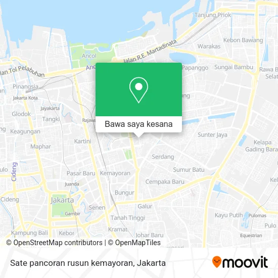 Peta Sate pancoran rusun kemayoran