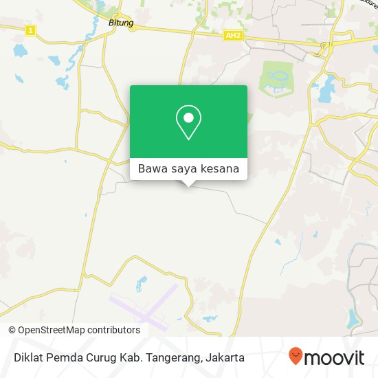 Peta Diklat Pemda Curug Kab. Tangerang