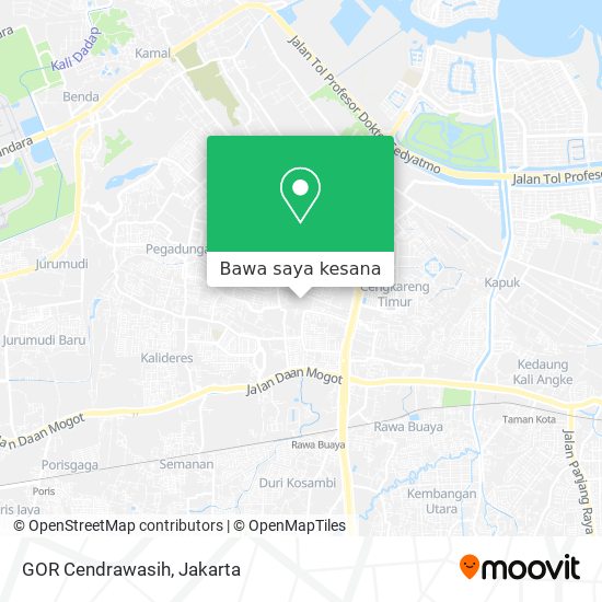 Peta GOR Cendrawasih