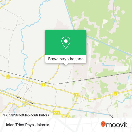 Peta Jalan Trias Raya