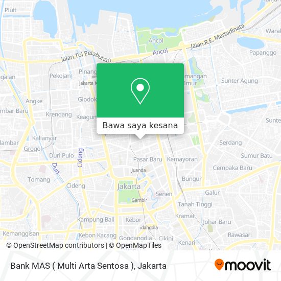 Peta Bank MAS ( Multi Arta Sentosa )
