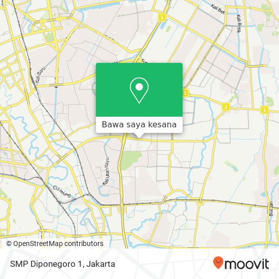 Peta SMP Diponegoro 1