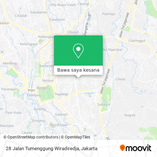 Peta 28 Jalan Tumenggung Wiradiredja