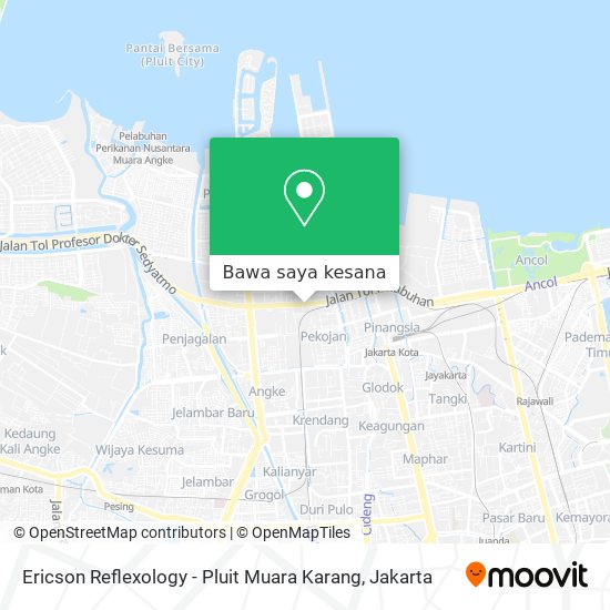 Peta Ericson Reflexology - Pluit Muara Karang