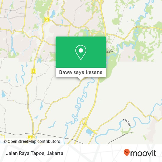 Peta Jalan Raya Tapos