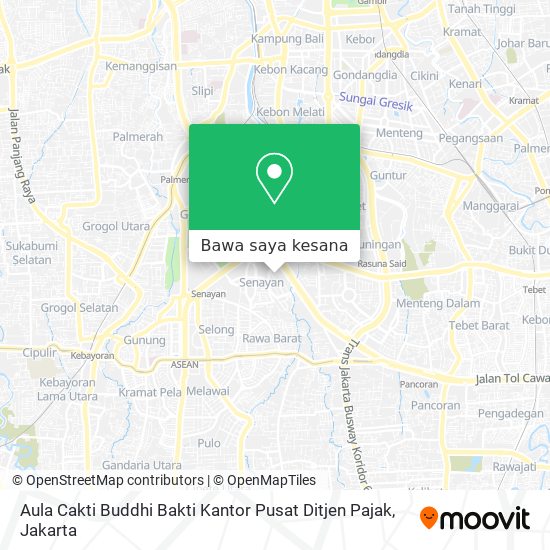 Peta Aula Cakti Buddhi Bakti Kantor Pusat Ditjen Pajak