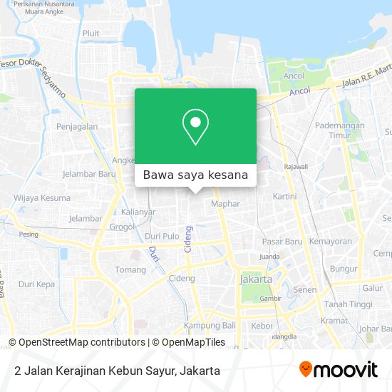Peta 2 Jalan Kerajinan Kebun Sayur