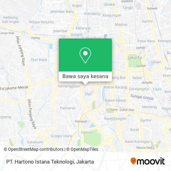 Peta PT. Hartono Istana Teknologi
