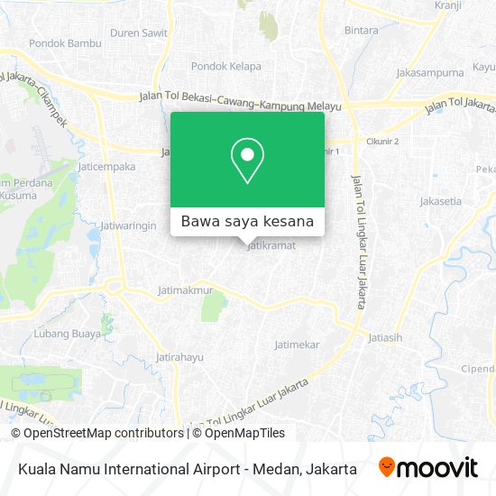 Peta Kuala Namu International Airport - Medan