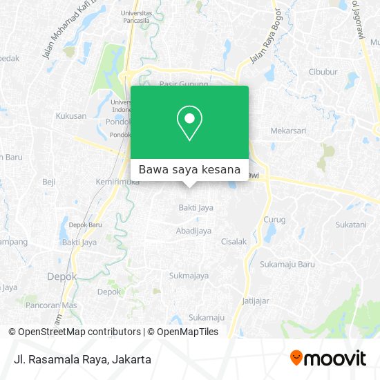 Peta Jl. Rasamala Raya