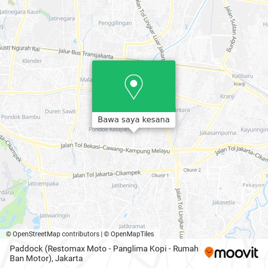 Peta Paddock (Restomax Moto - Panglima Kopi - Rumah Ban Motor)