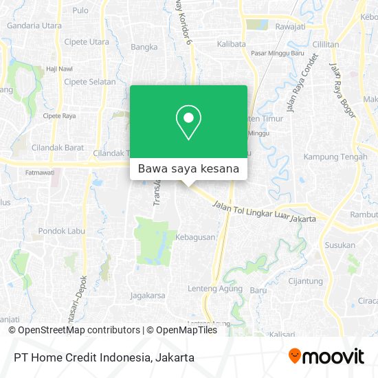 Peta PT Home Credit Indonesia