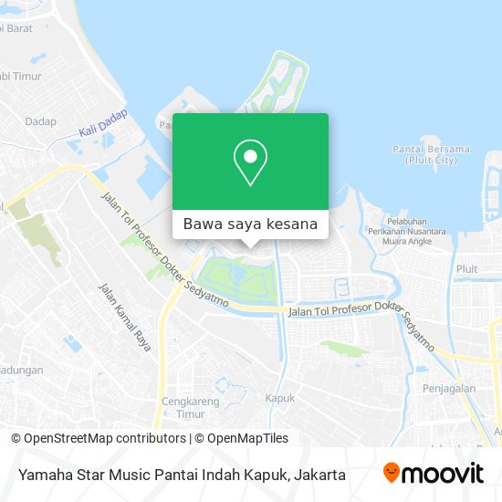 Peta Yamaha Star Music Pantai Indah Kapuk