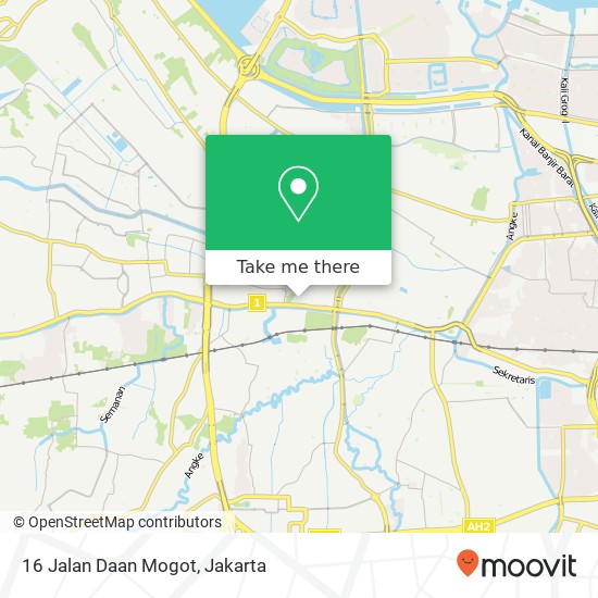 Peta 16 Jalan Daan Mogot