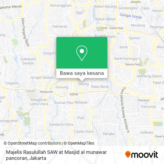 Peta Majelis Rasulullah SAW at Masjid al munawar pancoran