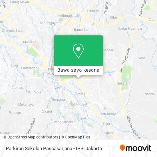 Peta Parkiran Sekolah Pascasarjana - IPB