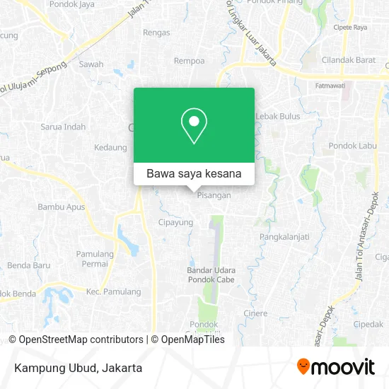 Peta Kampung Ubud