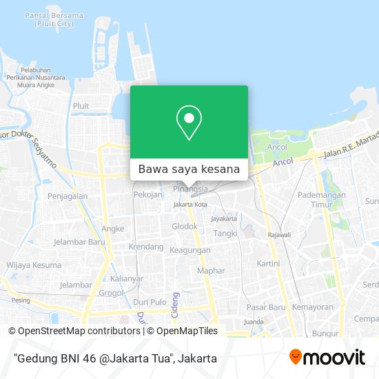 Peta "Gedung BNI 46 @Jakarta Tua"