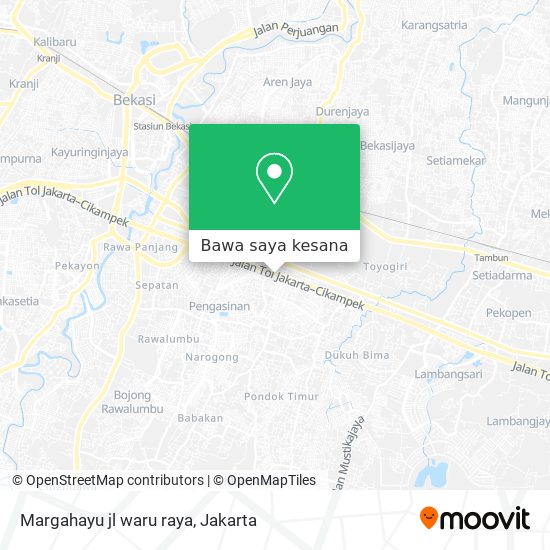 Peta Margahayu jl waru raya