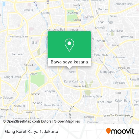 Peta Gang Karet Karya 1