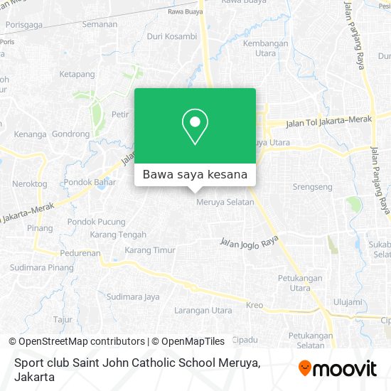 Peta Sport club Saint John Catholic School Meruya