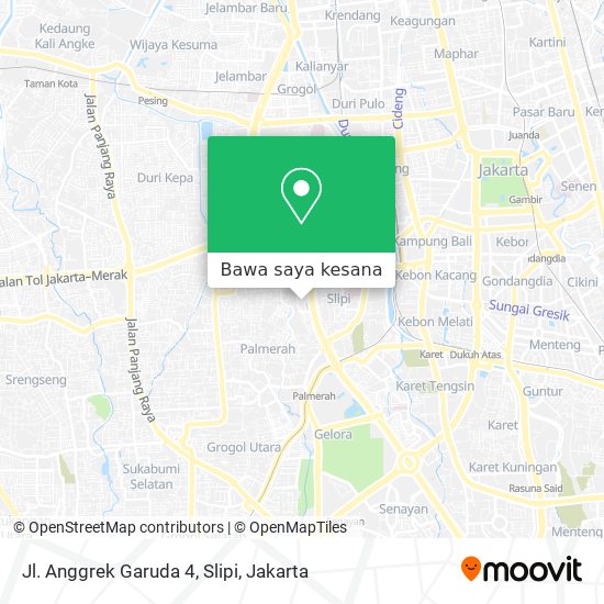 Peta Jl. Anggrek Garuda 4, Slipi