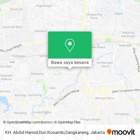 Peta KH. Abdul Hamid,Duri Kosambi,Cengkareng