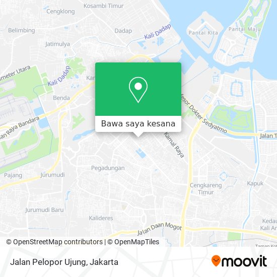 Peta Jalan Pelopor Ujung