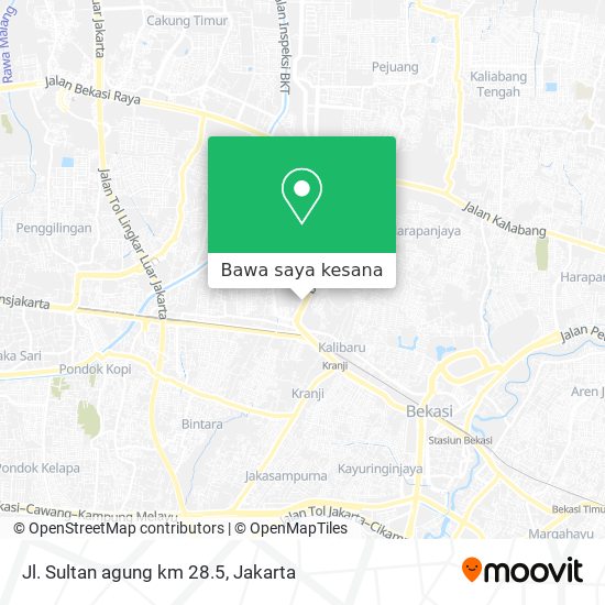 Peta Jl. Sultan agung km 28.5