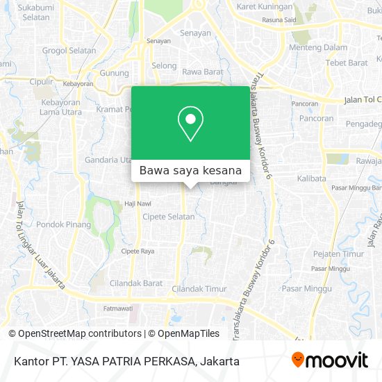 Peta Kantor PT. YASA PATRIA PERKASA