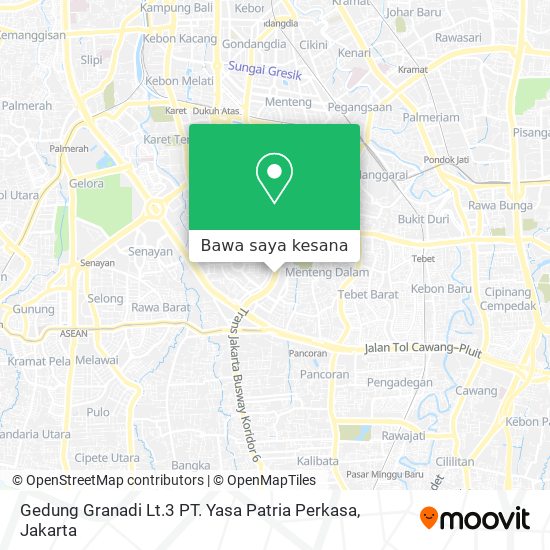 Peta Gedung Granadi Lt.3 PT. Yasa Patria Perkasa