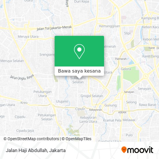 Peta Jalan Haji Abdullah