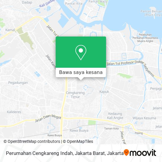 Peta Perumahan Cengkareng Indah, Jakarta Barat