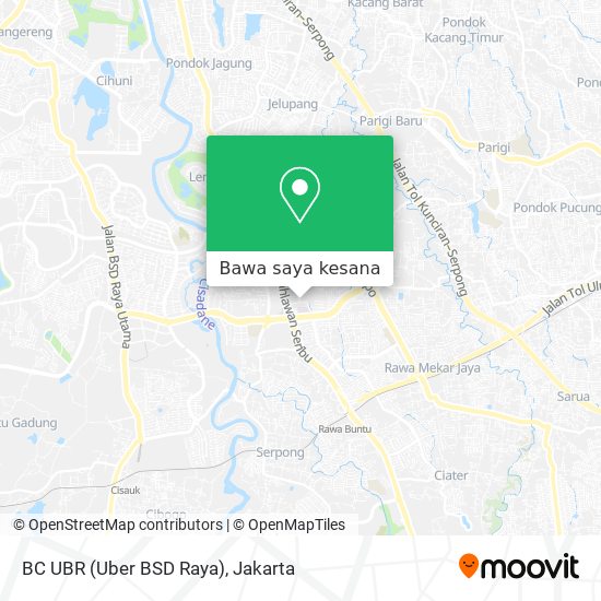 Peta BC UBR (Uber BSD Raya)