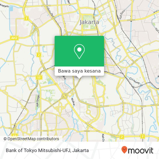 Peta Bank of Tokyo Mitsubishi-UFJ