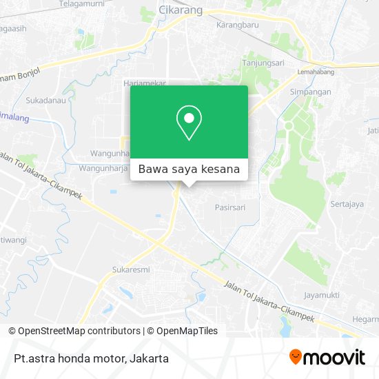 Peta Pt.astra honda motor